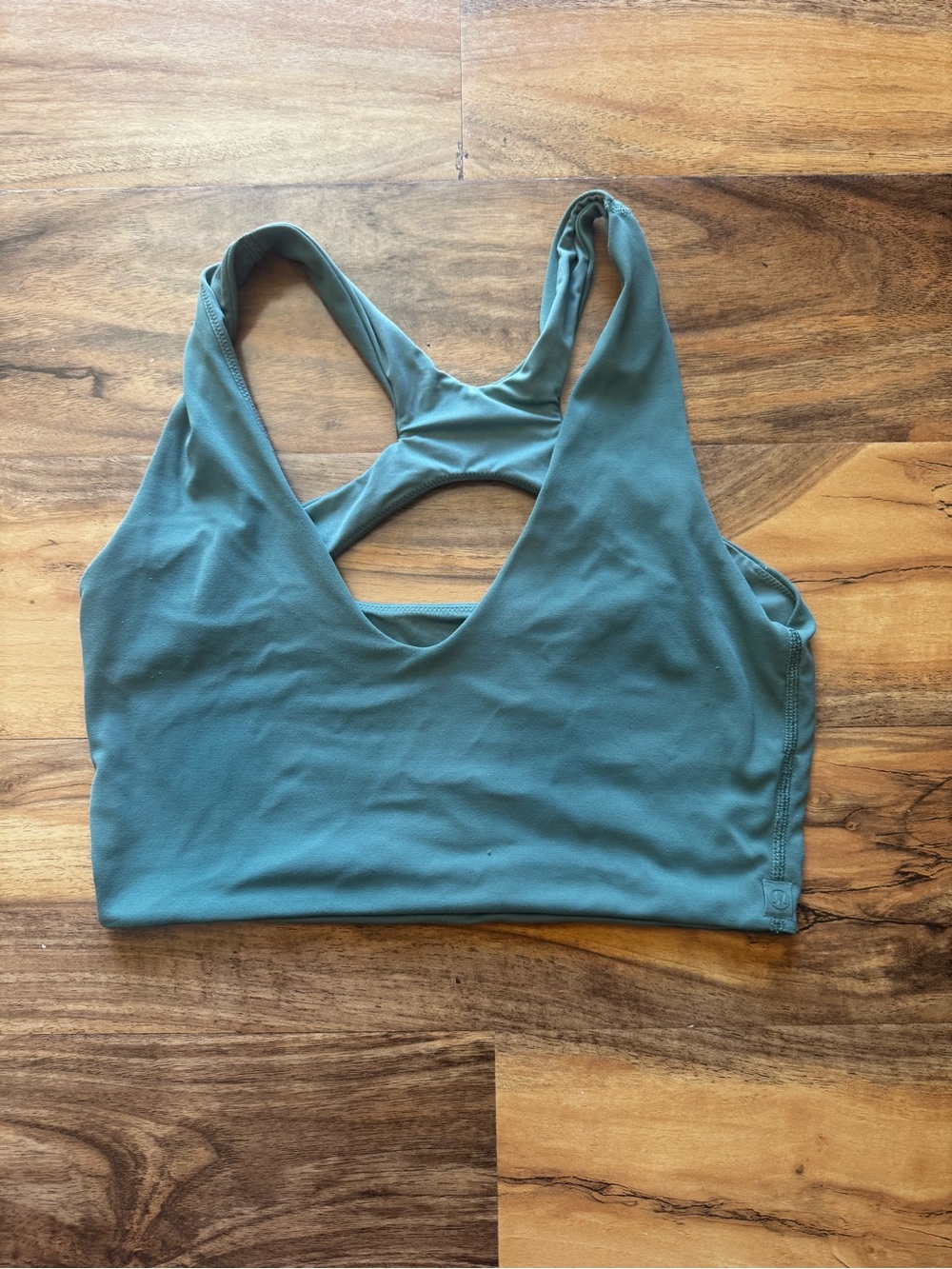 lululemon athletica Teal Green Racerback Sports Bra